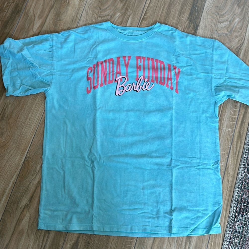 Oversized Barbie Sunday Funday T-Shirt